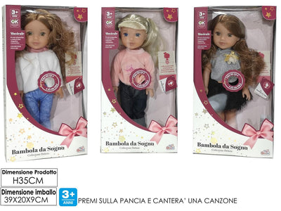 BAMBOLA DA SOGNO 3 ASS