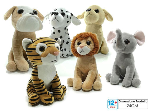 PELUCHE JUNGLA ASS CM.24