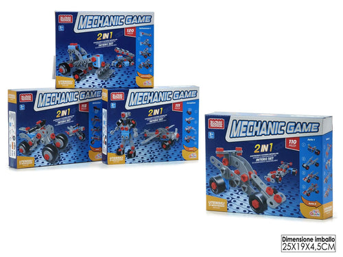 SCATOLA VEICOLO MECHANIC GAME 2 IN 1