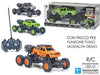 JEEP 6 RUOTE R/C FUNZIONE FUMO