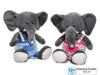 PELUCHE ELEFANTE C/TUTA H.40