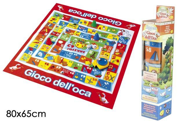 TAPPETO GIOCO DELL OCA 80X65 CM