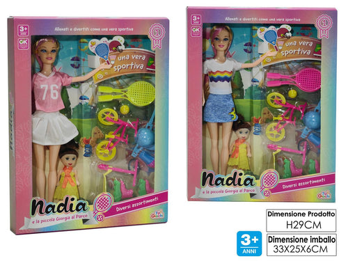 BAMBOLA NADIA CON FIGLIA