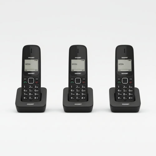 Brondi gala trio telefono dect nero identificatore di chiamata - BROGALATRIOBK