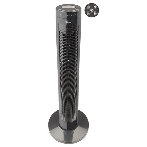 Ventilatore bimar vc78 tower fan elettronico con timer black