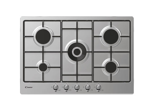 Candy classic chw74wtx acciaio inox da incasso 75 cm gas 5 fornello(i) - 33801980