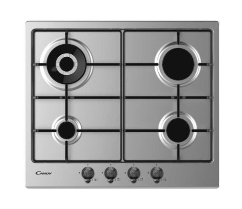 Candy classic chw6br4wtx acciaio inox da incasso 59 cm gas 4 fornello(i) - 33801984
