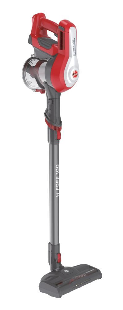 Hoover hf122rh 011 aspirapolvere elettrica batteria secco tessuto senza sacchetto 0,9 l 170 w rosso, argento - HF122RH011