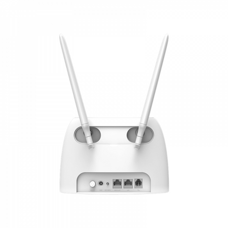 TENDA ROUTER 4G/LTE 300Mbps, 1XLAN/WAN 10/100, 1XLAN 10/100, 1XRJ11 VOLTE, 2 ANTENNE