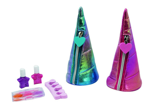 BORSA CONO UNICORNO CON TRUCCHI