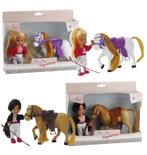 BAMBOLA CITY LIFE C/ CAVALLO 2 ASS