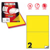 Etichetta Adesiva C/509 Giallo Fluo 100Fg A4 210X148,5Mm (2Et/Fg Markin