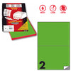 Etichetta Adesiva C/509 Verde Fluo 100Fg A4 210X148,5Mm (2Et/Fg Markin