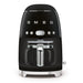 Smeg drip coffee maker 50�style black dcf02bleu - 8017709280512