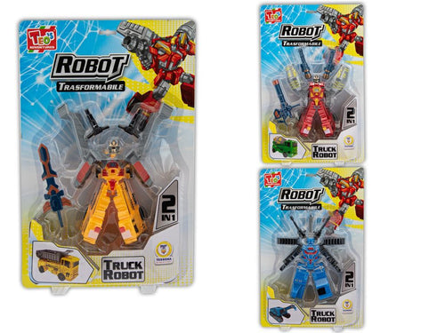 TRASFORMER TRUCK ROBOTS 3 ASS
