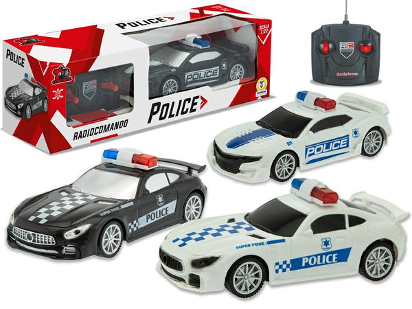 AUTO R/C POLICE SCALA 1.22