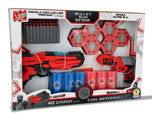 2 PISTOLE NERF CON BERSAGLIO