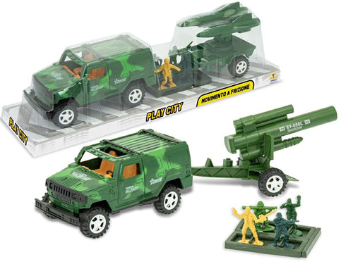 CUPOLA MILITARE JEEP + RIMORCHIO 2 ASS