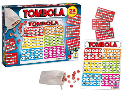 TOMBOLA 24 CARTELLE CON FINESTRELLE APRIBILI