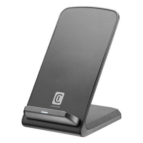 Cellularline easy stand wireless charger - apple, samsung and other wireless smartphones supporto di ricarica wireless con certificazione qi - WIRELESSTAND10WK