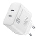 Cellularline dual charger 35w caricabatterie da rete power delivery 35w con doppia porta usb-c - ACHIPHUSB2PD35WW