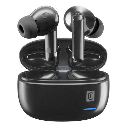 Cellularline eclipse auricolari wireless con custodia di ricarica e tecnologia anc ed enc - BTECLIPSETWSK
