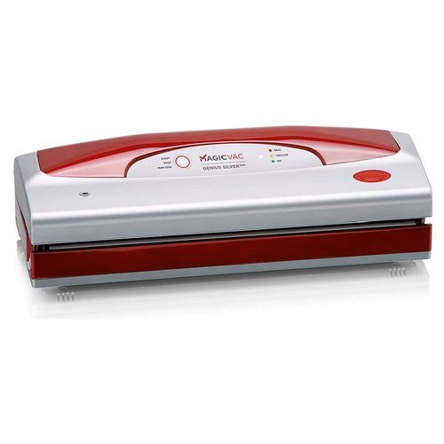 Magic vac genius silver strumento per sottovuoto rosso, argento 800 mbar - V402PK3