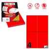 Etichetta Adesiva C/519 Rosso Fluo 100Fg A4 105X148,5Mm (4Et/Fg Markin