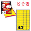 Etichetta Adesiva A/406 Giallo Fluo 100Fg A4 47,5X25,5Mm (44Et/Fg Markin