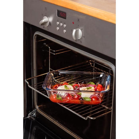 Scatola rettangolare con coperchio - PYREX - 1451026 - 20 x 15 cm - 800 ml - Cook & Go - Fondo in vetro borosilicato