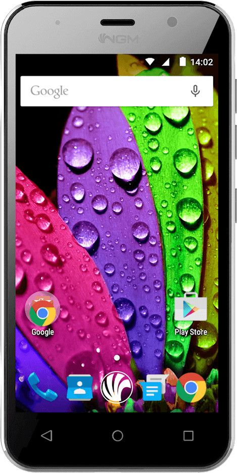 Ngm-mobile dynamic e451 11,4 cm (4.5) 0,512 gb 8 gb doppia sim nero, argento 1700 mah - E451D/BK-SL
