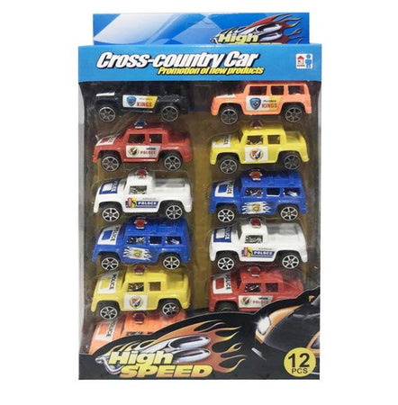 12 JEEP PLASTICA CROSS COUNTRY CAR