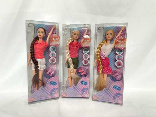 BAMBOLA FASHION CAPELLI LUNGHI 3 ASS