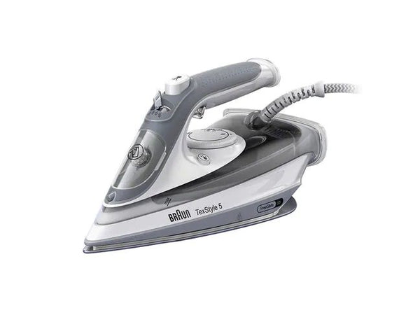 Braun texstyle 5 si 5078 gy ferro da stiro a secco e a vapore eloxalplus soleplate 2800 w grigio, bianco - SI5078GY