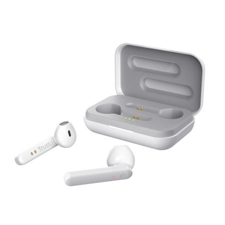 TRUST PRIMO TOUCH (23783) - AURICOLARI WIRELESS BLUETOOTH 5.0 - BIANCO
