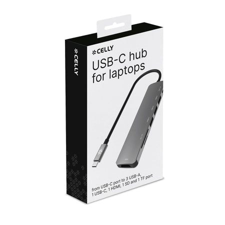 Hub c to 3usb 1c 1hdmi 1tf 1sd - PROHUB7IN1SV