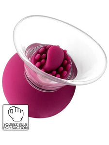 Pompetta Vibrante Rotante Viola