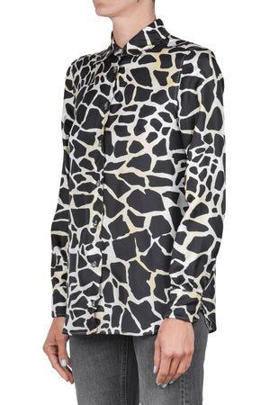 MALIPARMI Maliparmi - Camicia - 460728 - Nero/Giallo da donna