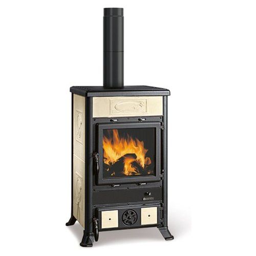Stufa legna nordica 7017606 rossella r1 5.0 liberty panna