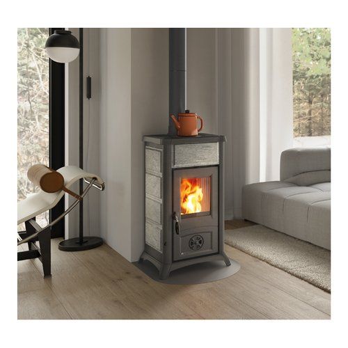 Stufa legna nordica 4365137 gemma 5.0 petra pietra naturale