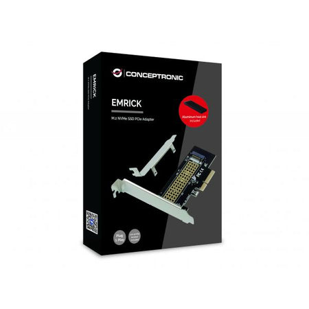Scheda Di Interfaccia E Adattatore Interno M.2 Conceptronic Emrick05bs - M.2 Nvme Pcie Card Incluso Heat Sink