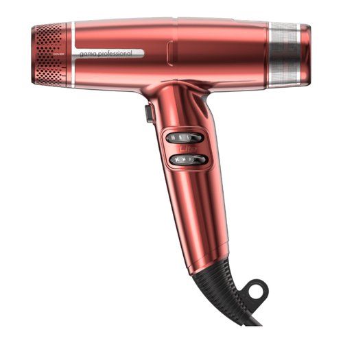 Ga.ma phon iq lite: leggero 316 grammi, ultracompatto, 1500 w, tecnologia agli ioni e ossigeno attivo, motore brushless a lunga durata, effetto anti crespo, sei combinazioni di temperatura e velocità, pulsante aria fredda, silenzioso, accessori esclusivi