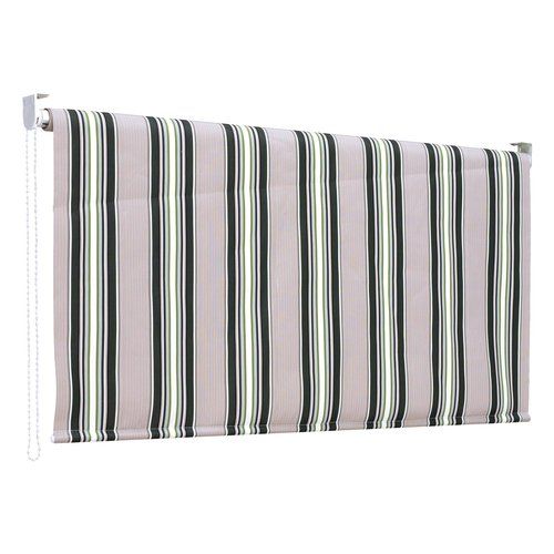 Tenda da sole biacchi t1372028 d a rullo riga verde