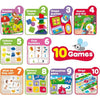 Raccolta di 10 giochi educativi - Carotina Baby - Giochi autocorrettivi - LISCIANI