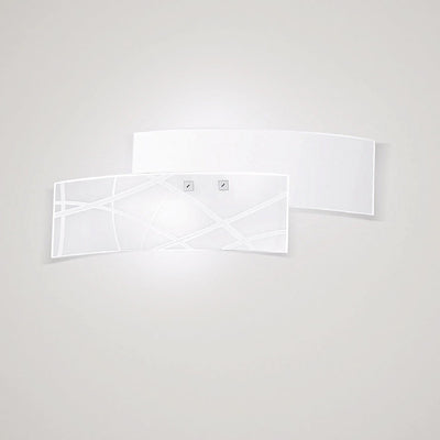 Applique moderna Gea Luce FRIDA AP E14 LED vetro lampada parete