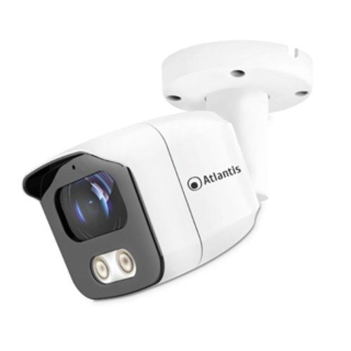 Videocamera atlantis ultraplex a11-ux1014a-bp ip poe bullet 8mpx 3840x2016 20fps h.264/265 1/2.8 cmos ir 2 led 15m