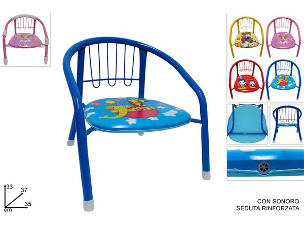 Sediolina Bimbi in Metallo con Sonoro