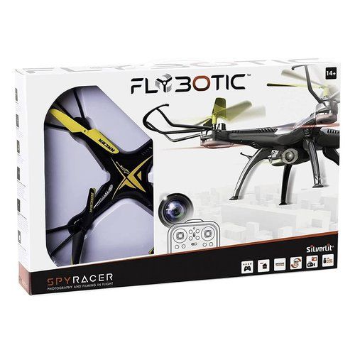 Drone giocattolo rocco giocattoli 20731892 spy racer nero
