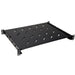 Ripiano universale link per armadio rack 19 allungabile 350mm con 4 agganci nero per armadi profondi circa 600 mm - LKRIP350AN