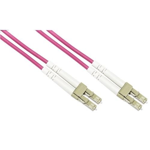 Cavo fibra ottica lc a lc multimode duplex om4 50/125 mt.1 conf.10pz - LKLCLC4501E